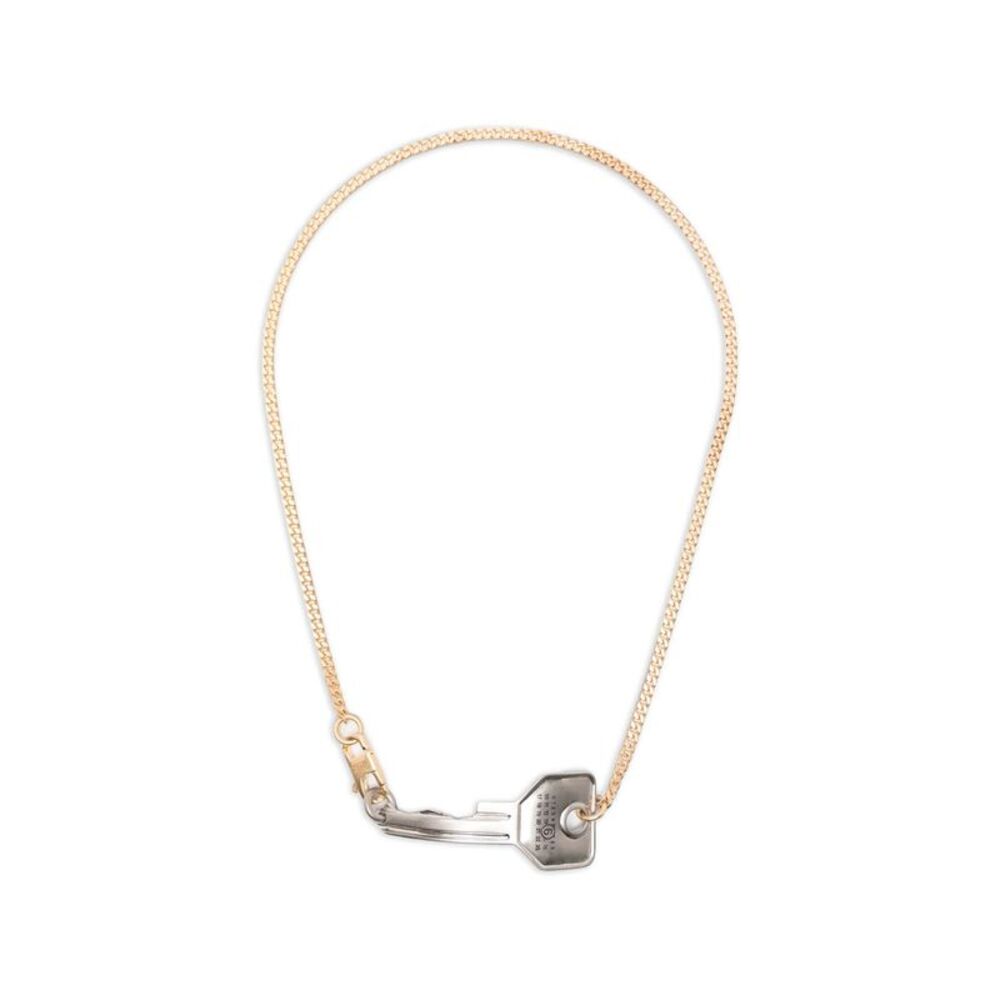 Mm6 Maison Margiela Gold Necklaces Women